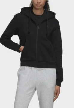 ADIDAS PERFORMANCE W All Szn Fz Hd - Sweater Met Rits - Black