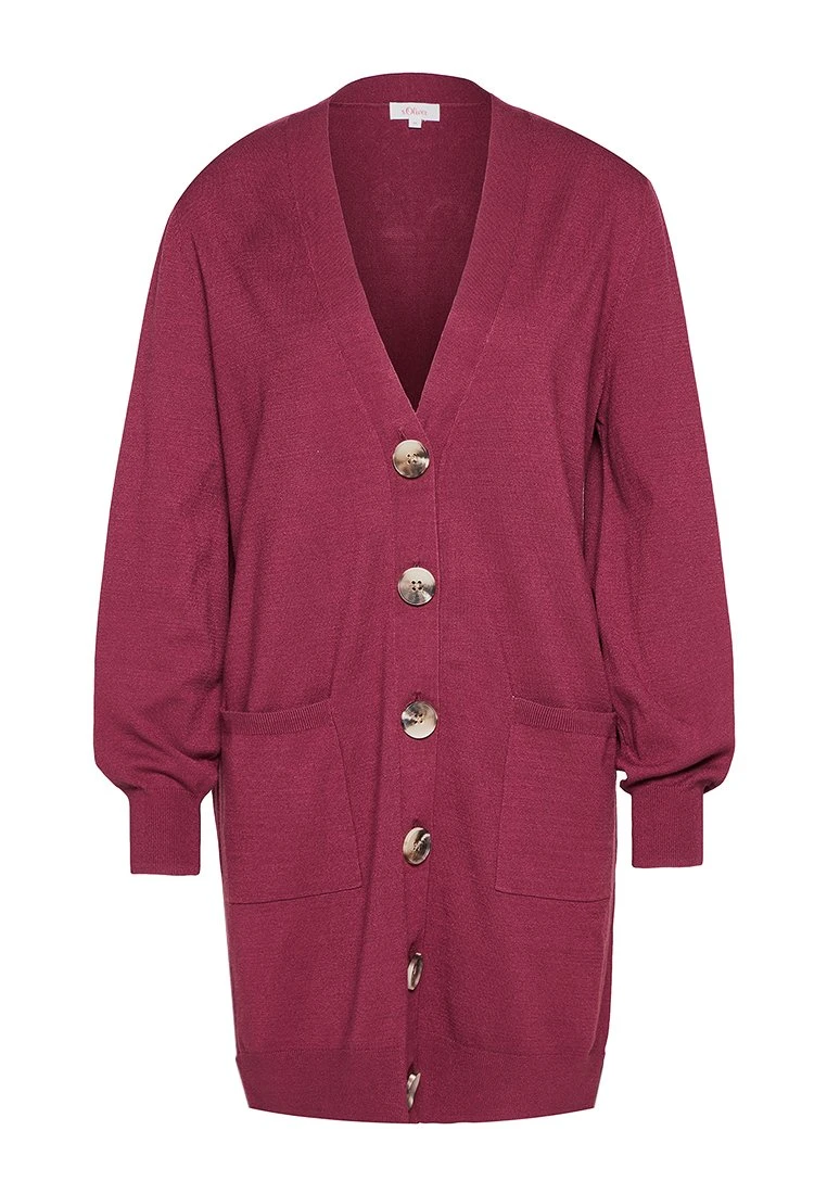 S.Oliver Langarm - Vest - Bordeaux 1 S.Oliver Langarm - Vest - Bordeaux