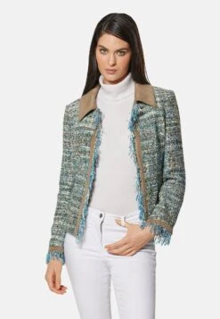 Mit Fransen - Blazer - Light Blue -Tamaris Verkoopwinkel 66468b23184b44ed925629daf4aa2bdd