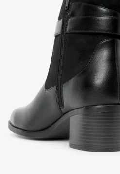 Next Forever Comfort Block Heel Buckle- Korte Laarzen - Black Pu -Tamaris Verkoopwinkel 6705248568a44c028ed0e69f2be0c9e1