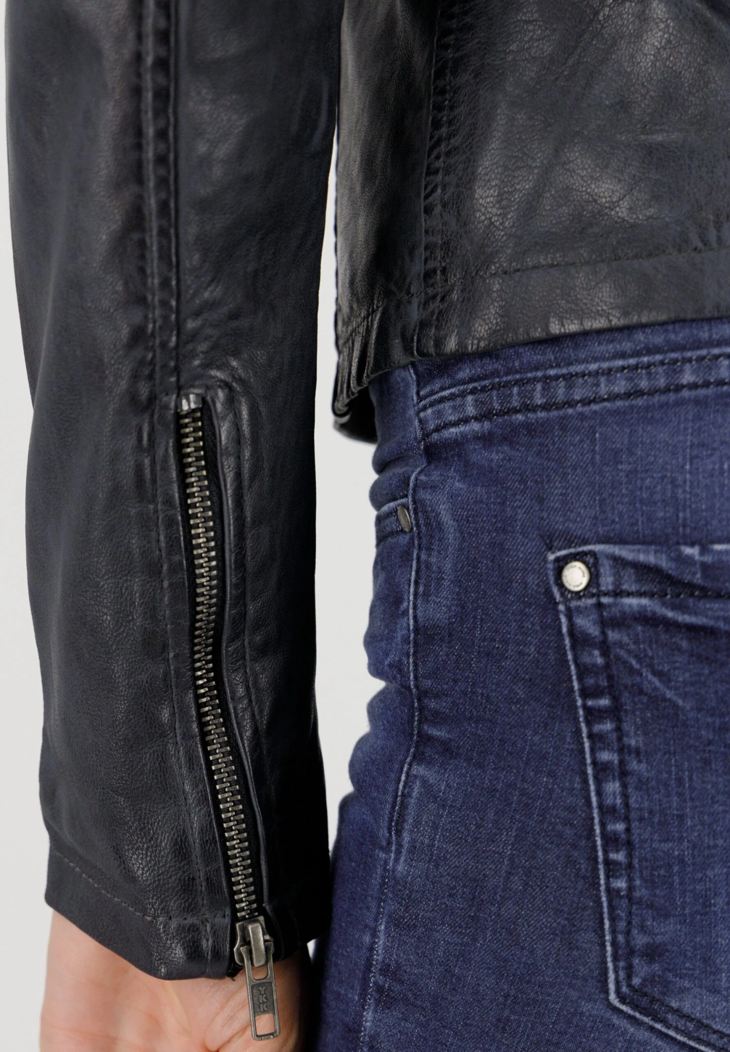 Gigi - Leren Jas - Black 3 Gigi - Leren Jas - Black - Afbeelding 3