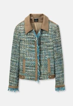 Mit Fransen - Blazer - Light Blue -Tamaris Verkoopwinkel 679491ca9c014b39b615d8c9d0115049