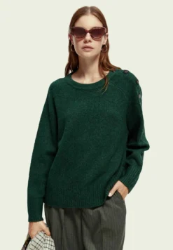 Scotch & Soda Relaxed Fit - Trui - Blue Spruce Melange