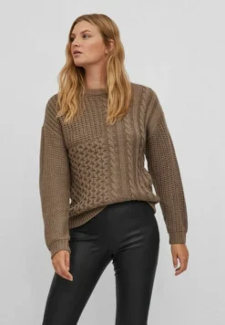 Vila Vikana L/S Bf - Trui - Walnut