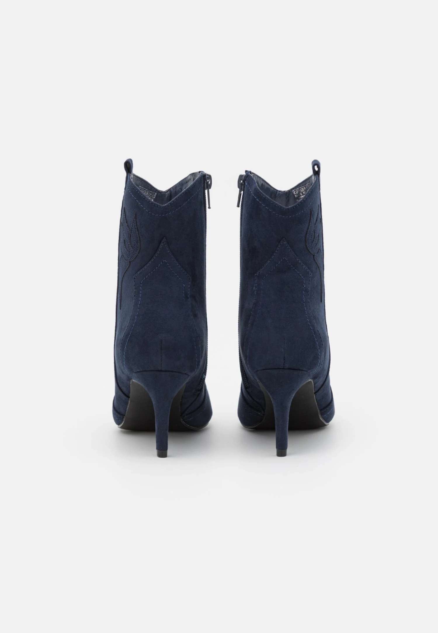 Anna Field Enkellaarsjes Met Hoge Hak - Dark Blue 4 Anna Field Enkellaarsjes Met Hoge Hak - Dark Blue - Afbeelding 4