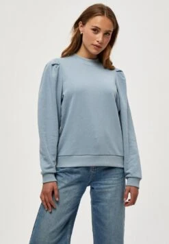 Minus Mika Long Sleeve- Sweater - Dusty Blue