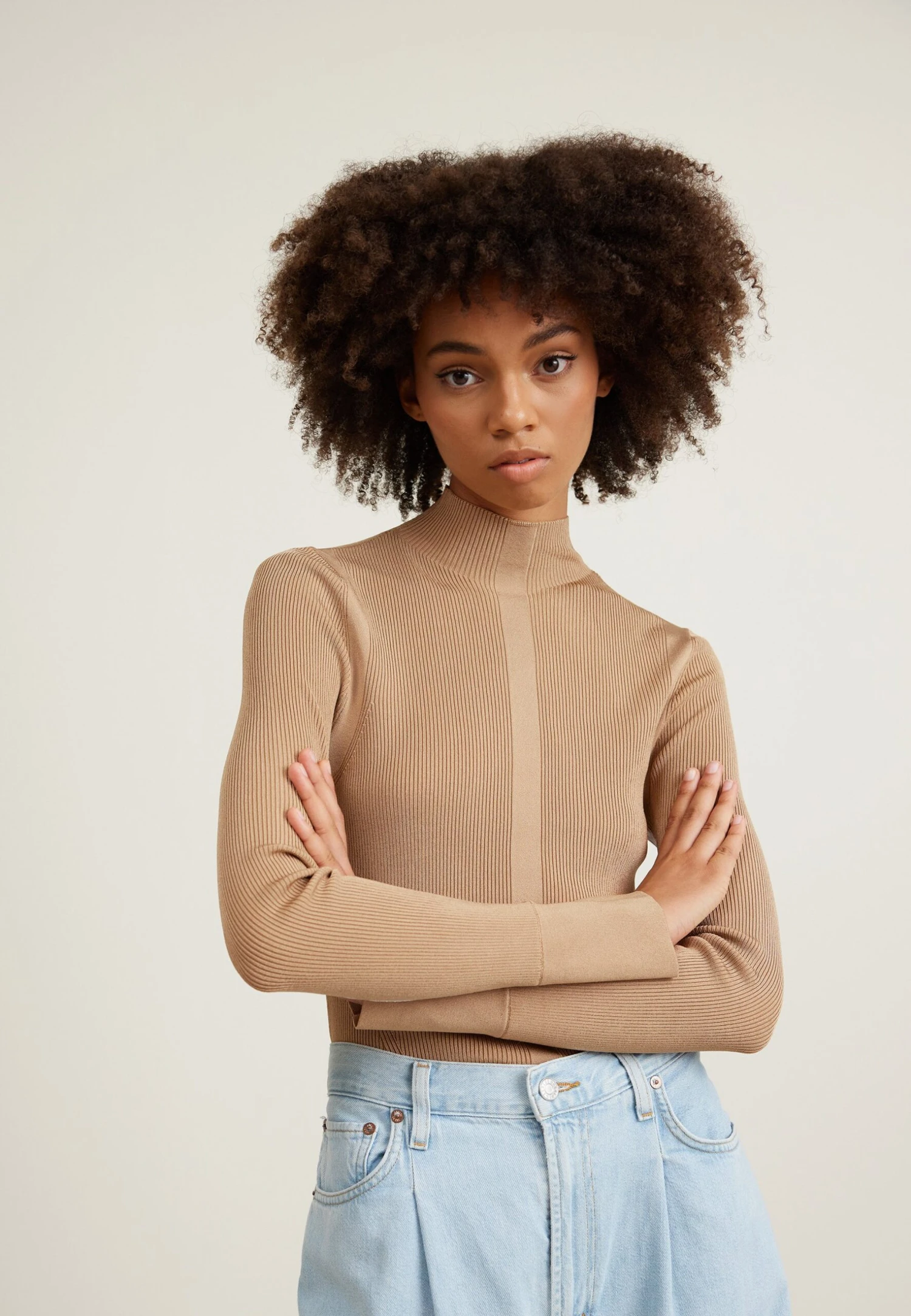 Boss Frescia - Trui - Medium Beige 1 Boss Frescia - Trui - Medium Beige