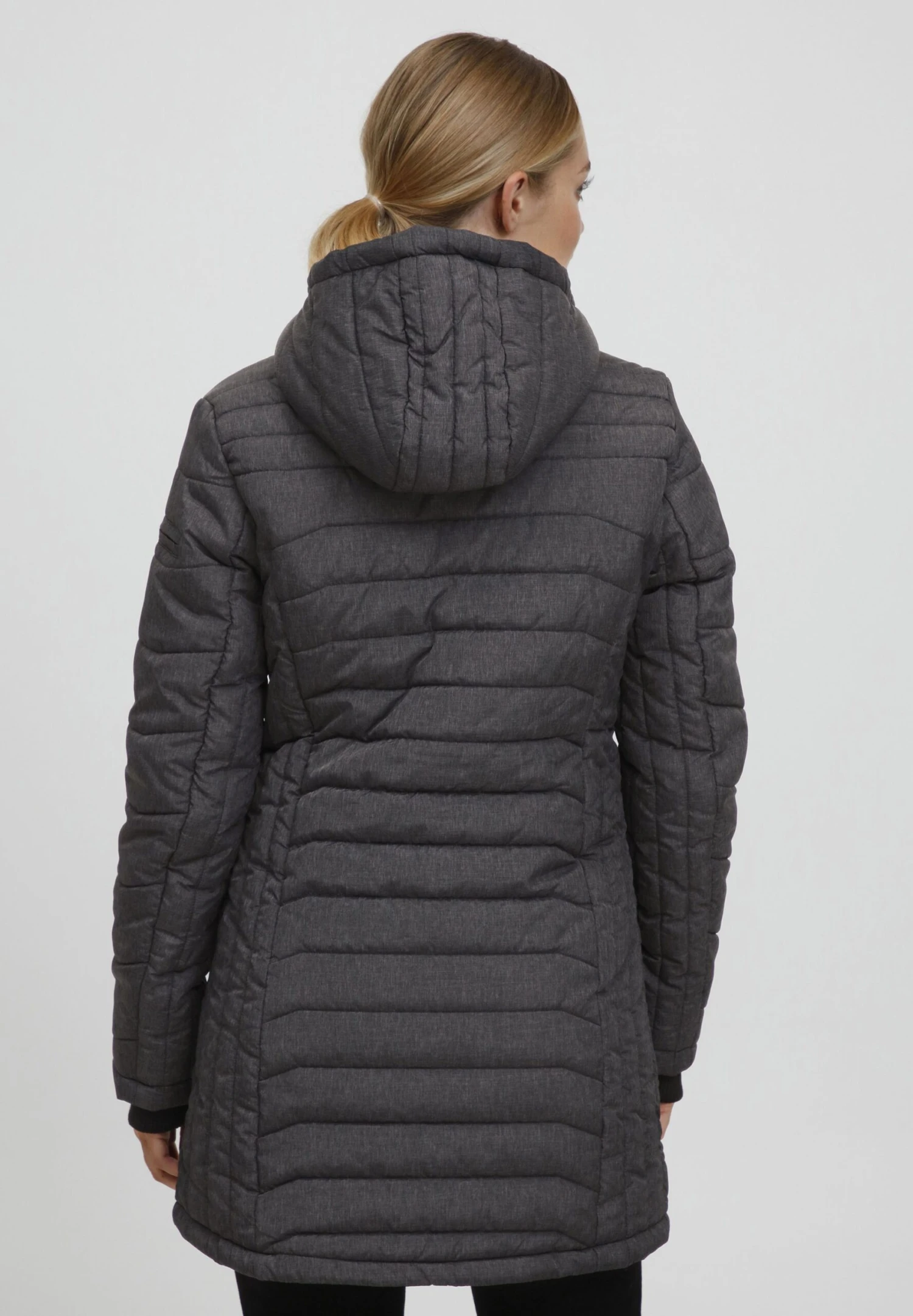 OXMO Oxnelly - Winterjas - Black 3 OXMO Oxnelly - Winterjas - Black - Afbeelding 3