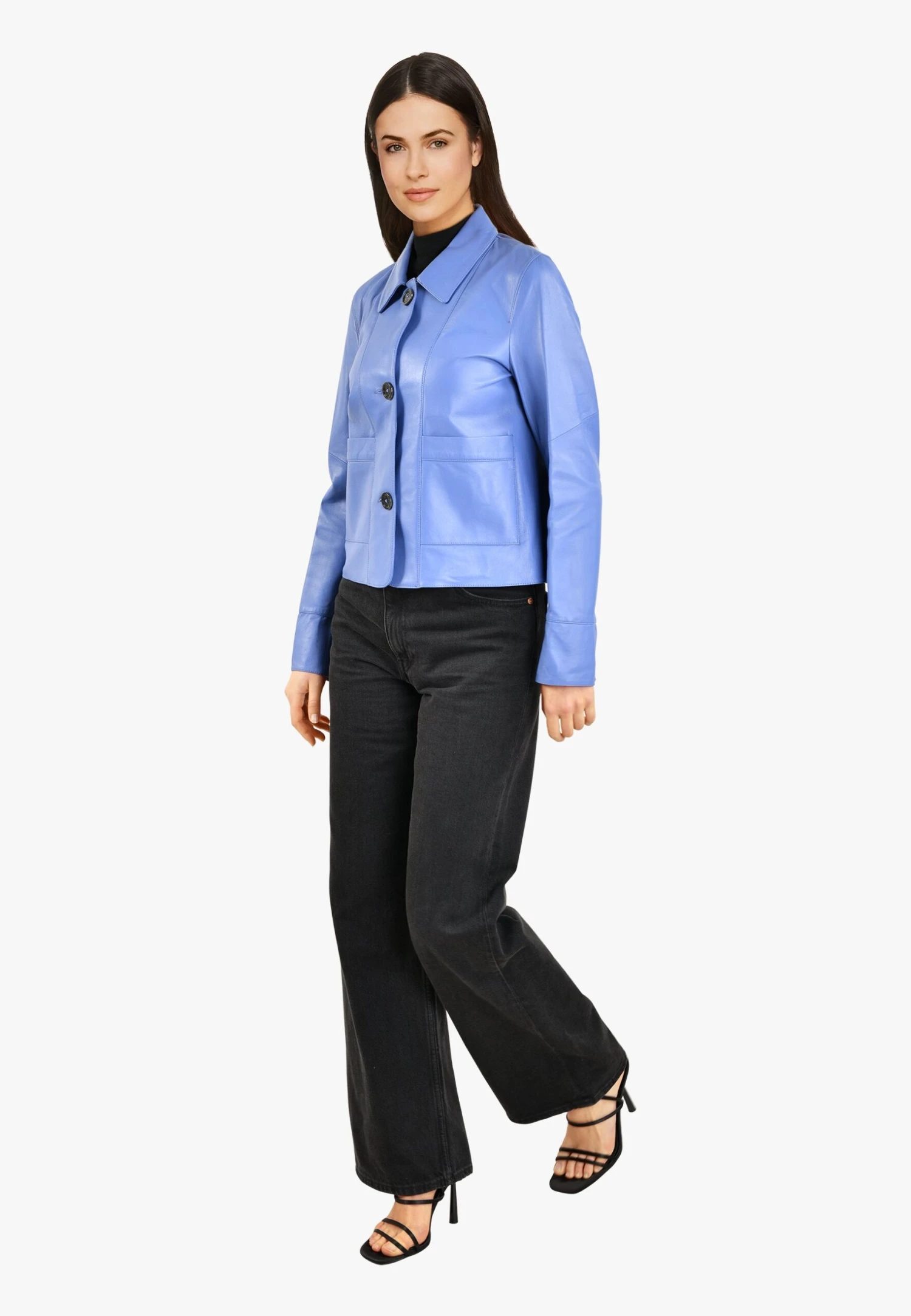 Oakwood Volga - Leren Jas - Indigo 3 Oakwood Volga - Leren Jas - Indigo - Afbeelding 3