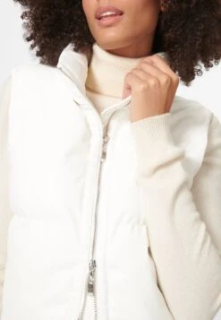 Kurze Stepp - Bodywarmer - Wollweiß -Tamaris Verkoopwinkel 817680ca803d46c59915a4339edea056