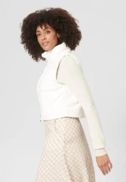 Kurze Stepp - Bodywarmer - Wollweiß -Tamaris Verkoopwinkel 8467d0541789494caeb58c6fd6e1cec4