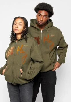 Sweater Met Rits - Forest Night