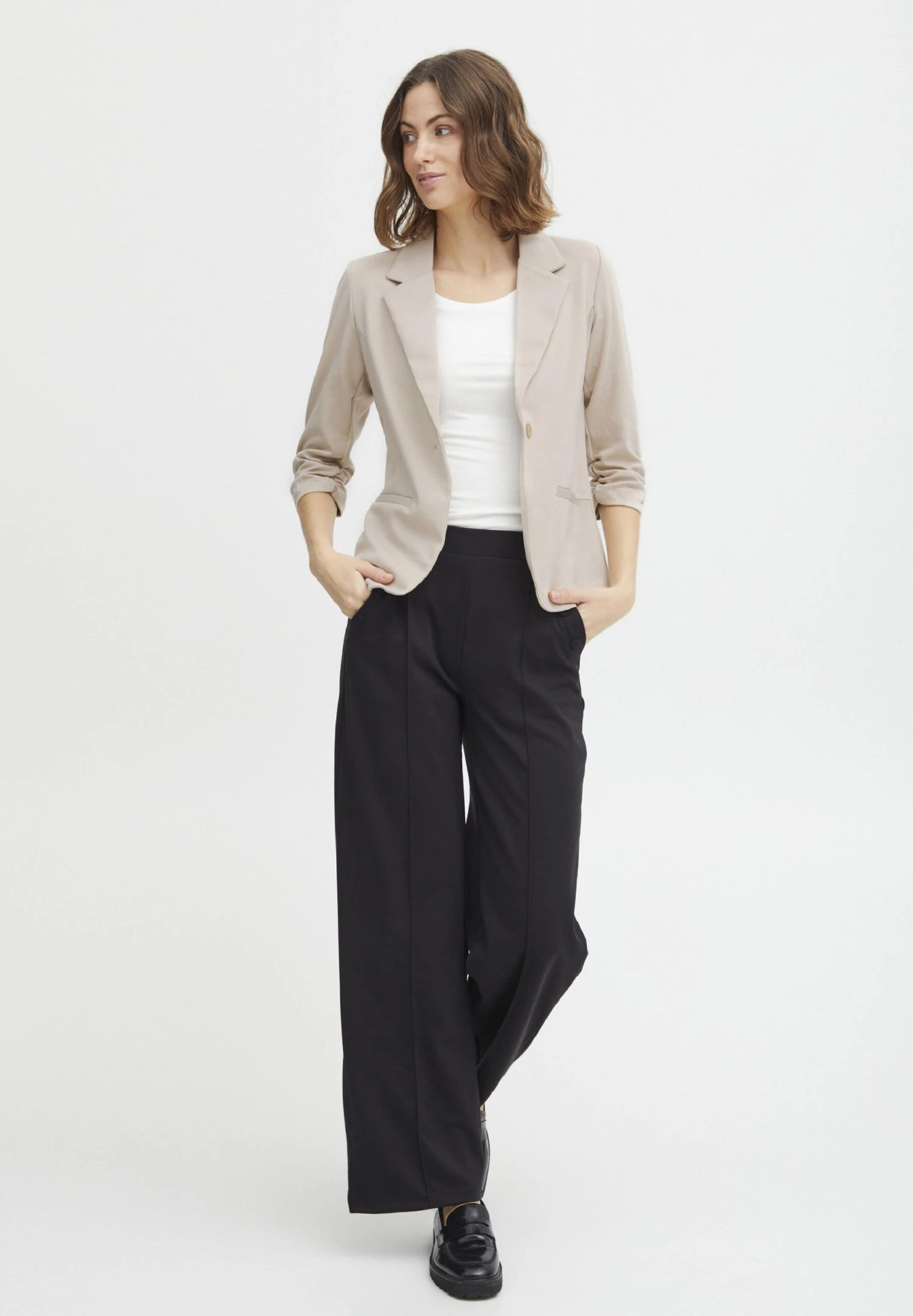 Fransa Blazer - Doeskin 2 Fransa Blazer - Doeskin - Afbeelding 2