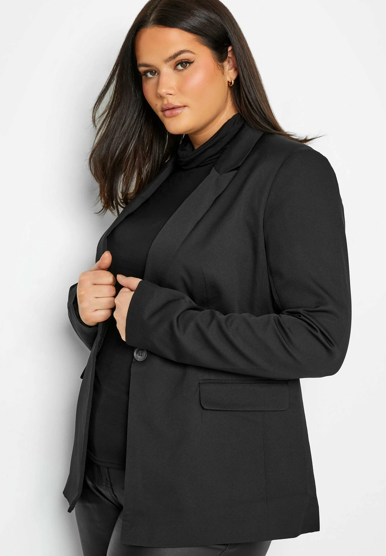 Scuba Crepe- Blazer - Black 8 Scuba Crepe- Blazer - Black - Afbeelding 8