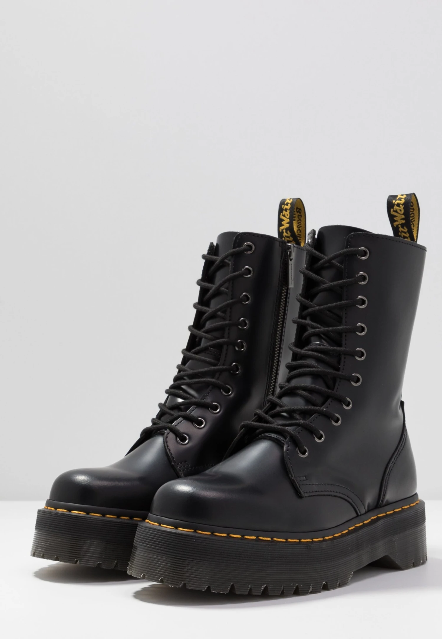 Dr. Martens Jadon Hi - Enkellaarsjes Met Plateauzool - Black 5 Dr. Martens Jadon Hi - Enkellaarsjes Met Plateauzool - Black - Afbeelding 5