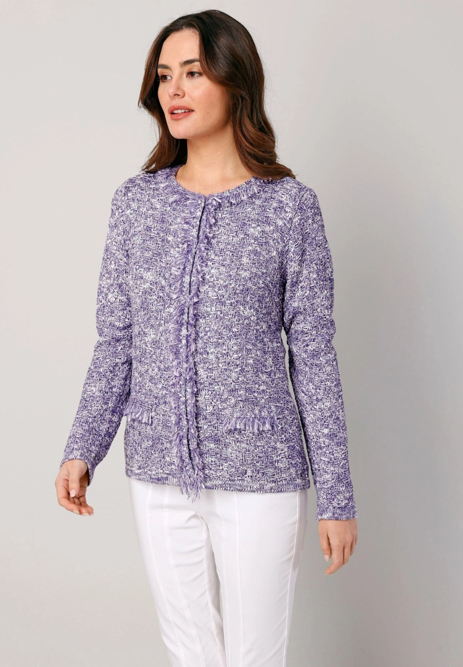 Vest - Dunkellila/Weiß 1 Vest - Dunkellila/Weiß