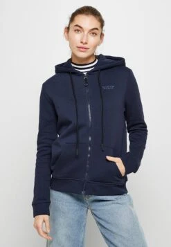 North Sails Sweater Met Rits - Navy Blue