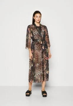 AllSaints Elsa Sara Kimono - Lichte Jas - Black/Brown