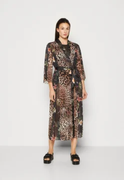 AllSaints Elsa Sara Kimono - Lichte Jas - Black/Brown