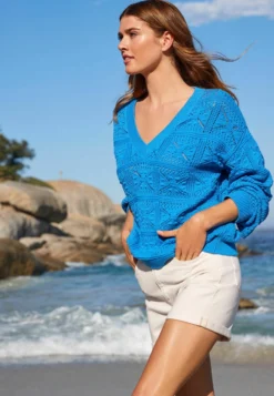 Next Stitch Detail V Neck Standard - Trui - Bright Blue 8 Next Stitch Detail V Neck Standard - Trui - Bright Blue -Tamaris Verkoopwinkel 951515bd31fa44509d009d6d451c1d9b scaled