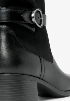 Next Forever Comfort Block Heel Buckle- Korte Laarzen - Black Pu -Tamaris Verkoopwinkel 96bb4777b3e54f1994910cfb715bbcce