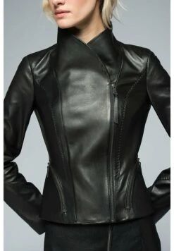 Claire - Leren Jas - Black 9 Claire - Leren Jas - Black -Tamaris Verkoopwinkel 9839872b7f264fc9b42e1c968cf0bb24