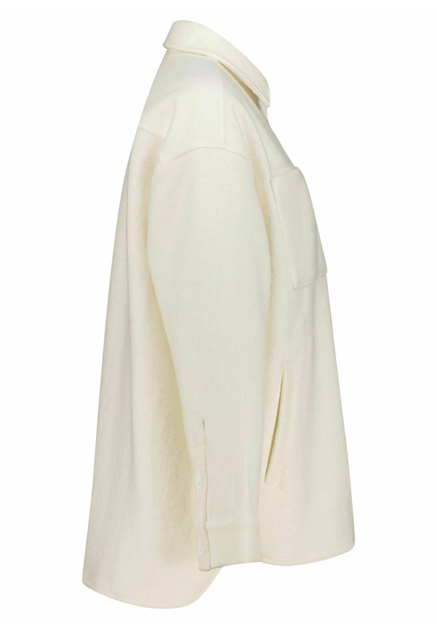 Calvin Klein Jeans Boucle Textured Shacket - Jas - Offwhite 5 Calvin Klein Jeans Boucle Textured Shacket - Jas - Offwhite - Afbeelding 5