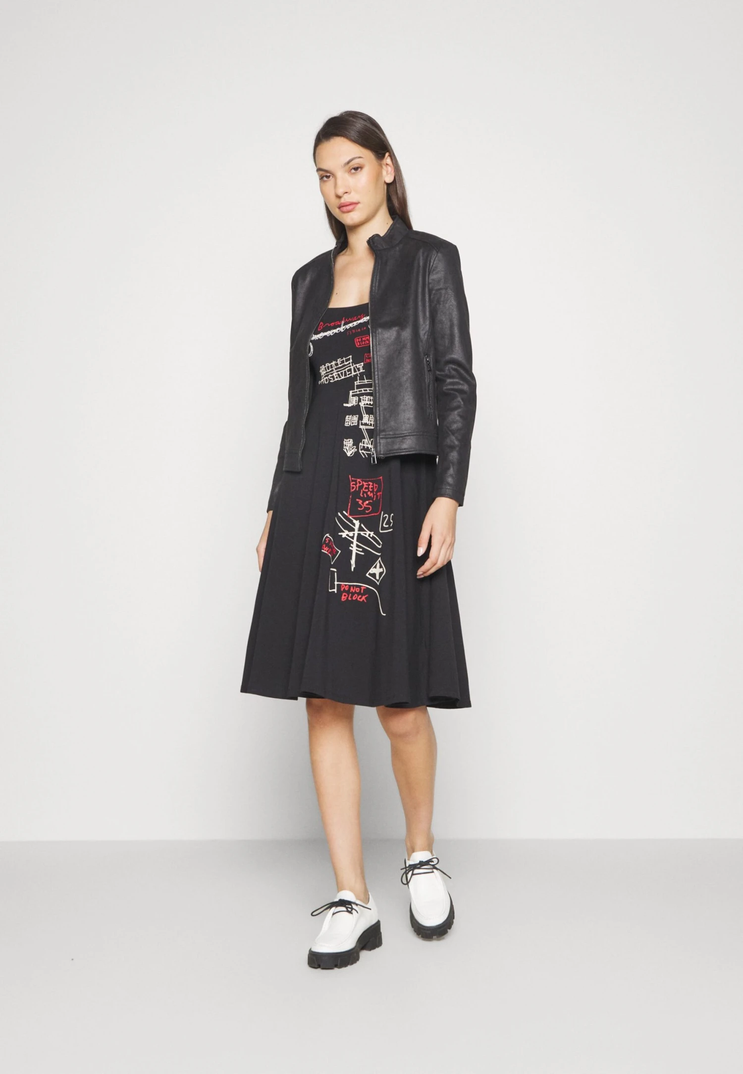 Desigual Jacket Toronto - Imitatieleren Jas - Black 5 Desigual Jacket Toronto - Imitatieleren Jas - Black - Afbeelding 5