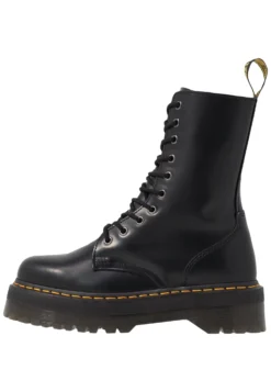 Dr. Martens Jadon Hi - Enkellaarsjes Met Plateauzool - Black