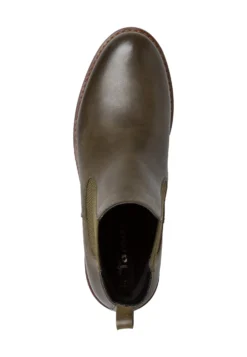 Tamaris Chelsea - Korte Laarzen - Olive Leather -Tamaris Verkoopwinkel a0857c0ff220493095e6cfd91fb400d4