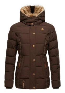 Marikoo Nekoo - Winterjas - Dark Choco -Tamaris Verkoopwinkel a94498fd606a41f799e78fa9d0269588