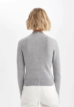 DeFacto Slim Fit - Trui - Grey -Tamaris Verkoopwinkel ae31d63541d940caacbb681c08386436