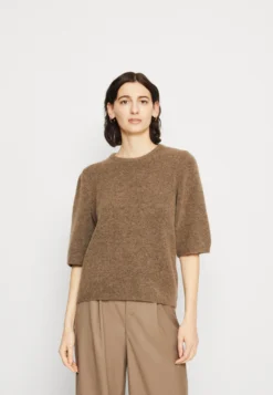 Gestuz Alpha - Trui - Walnut Melange