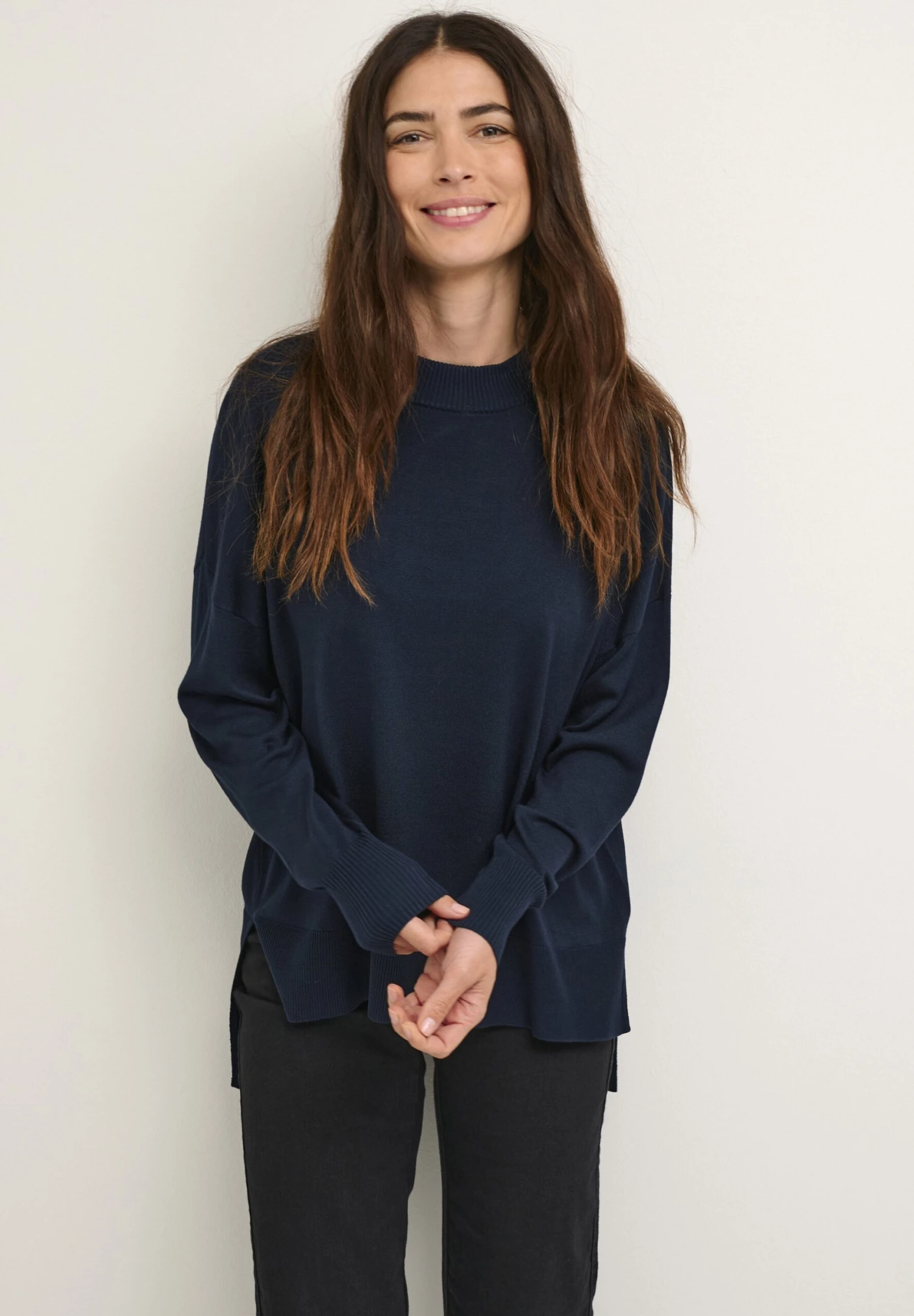 Kaffe Bpalona- Trui - Midnight Marine 2 Kaffe Bpalona- Trui - Midnight Marine - Afbeelding 2