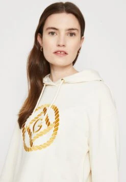 Gant Rope Icon Hoodie - Sweater - Cream -Tamaris Verkoopwinkel b6f51b369ba241a8bf85ea72a7c065bf