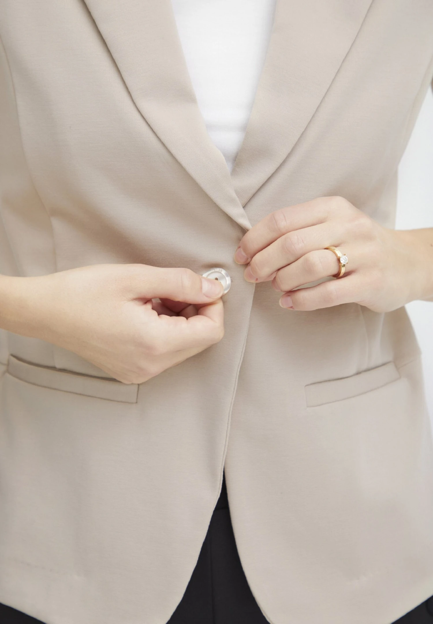 Fransa Blazer - Doeskin 4 Fransa Blazer - Doeskin - Afbeelding 4