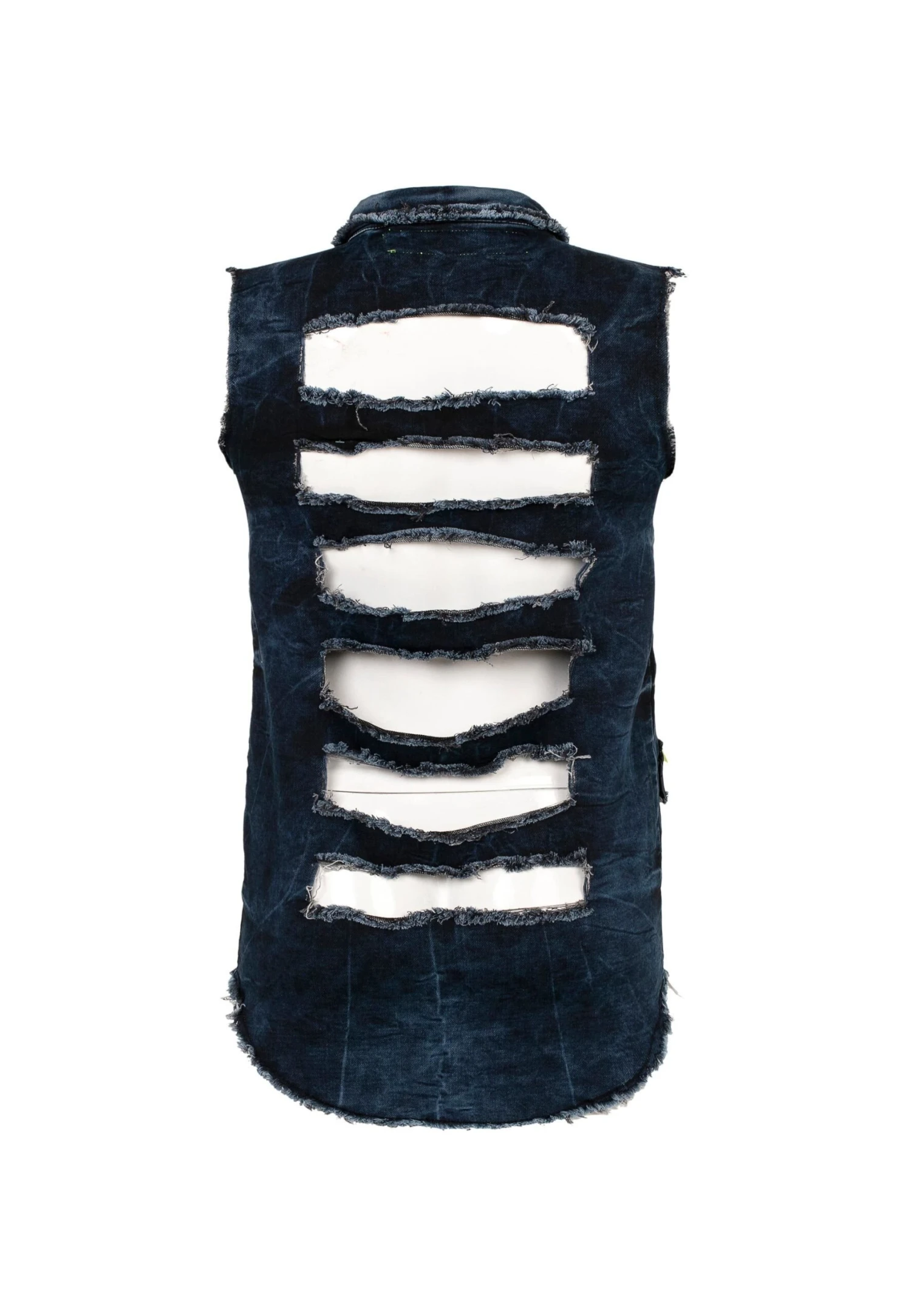 Cipo & Baxx Bodywarmer - Blue-Black 2 Cipo & Baxx Bodywarmer - Blue-Black - Afbeelding 2