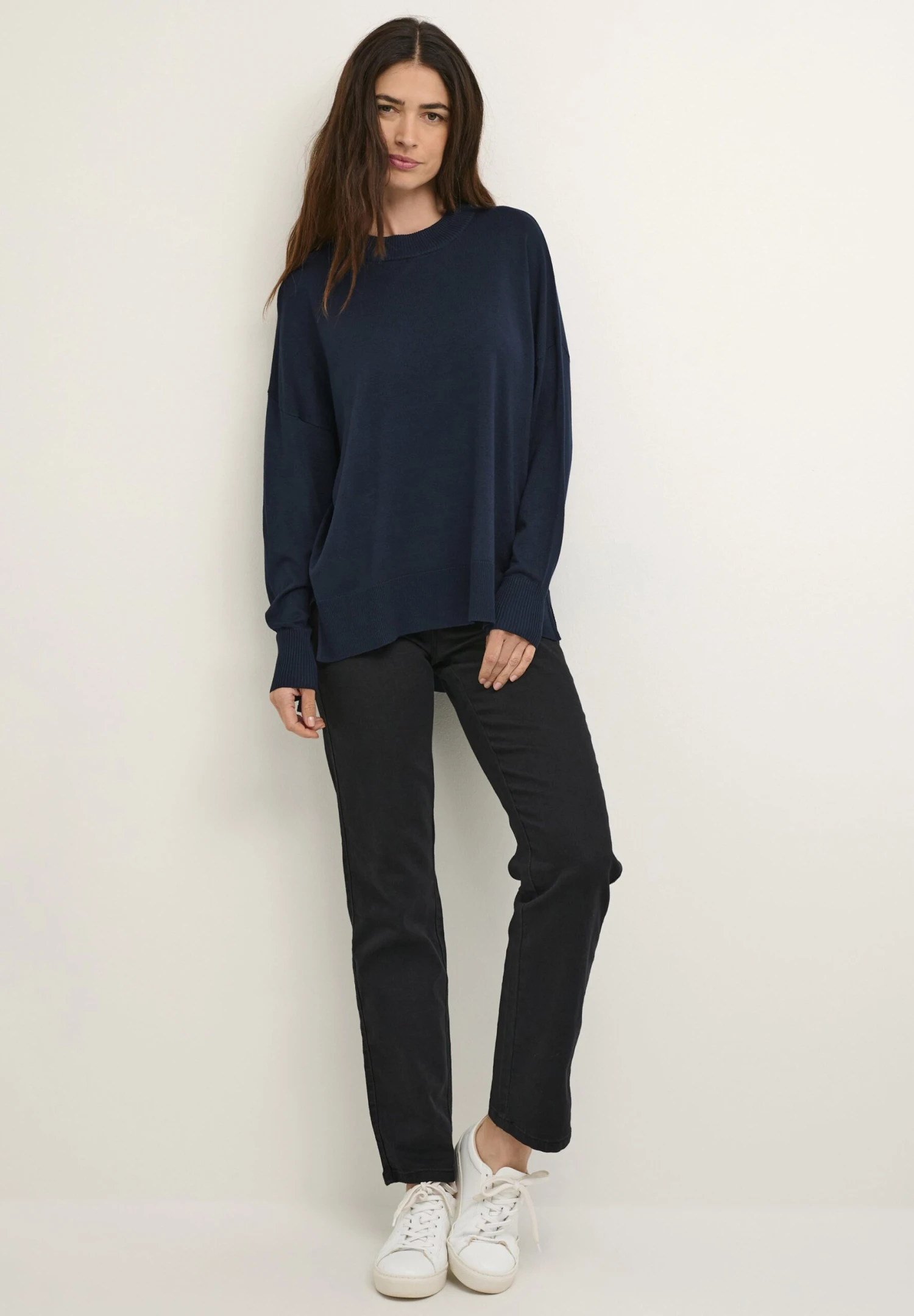 Kaffe Bpalona- Trui - Midnight Marine 1 Kaffe Bpalona- Trui - Midnight Marine