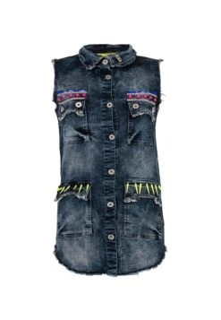 Cipo & Baxx Bodywarmer - Blue-Black