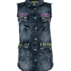 Cipo & Baxx Bodywarmer - Blue-Black