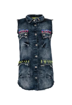 Cipo & Baxx Bodywarmer - Blue-Black