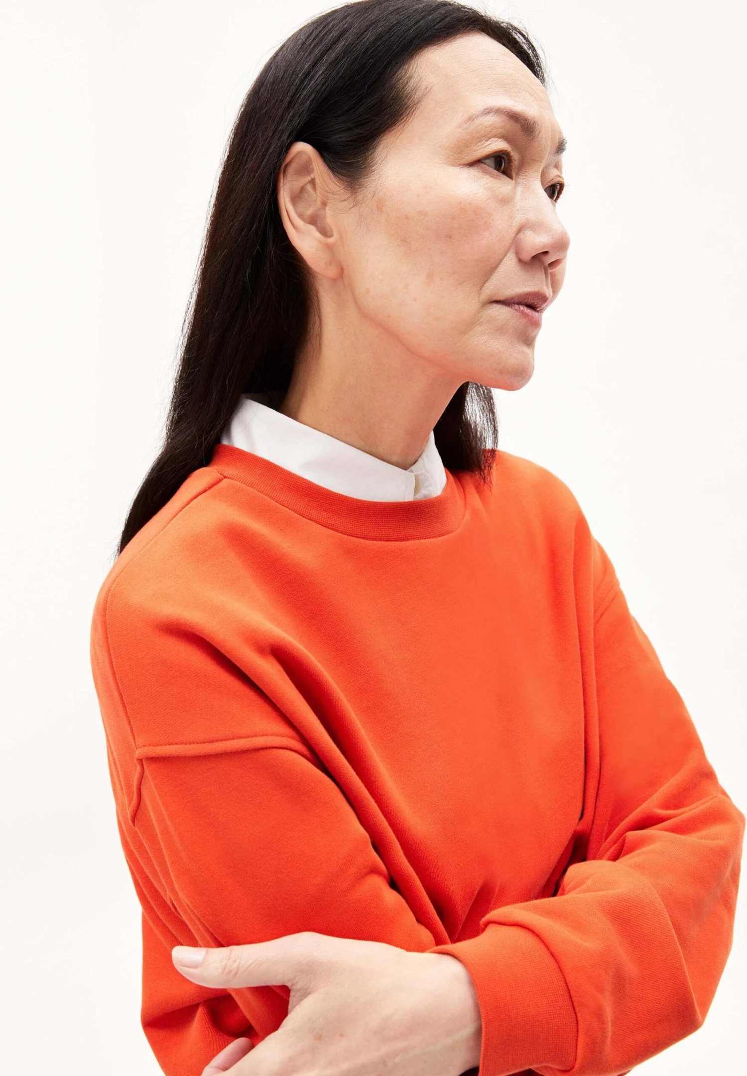 Armedangels Aarin - Sweater - Emergency Red 4 Armedangels Aarin - Sweater - Emergency Red - Afbeelding 4