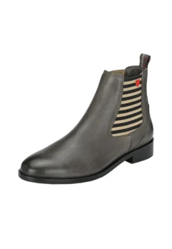 Chelsea Boot Suvi Mit Streifen Und Herzchen - Korte Laarzen - Grau -Tamaris Verkoopwinkel c87ebe329d004cfe8c9b1e9c9dafc8db
