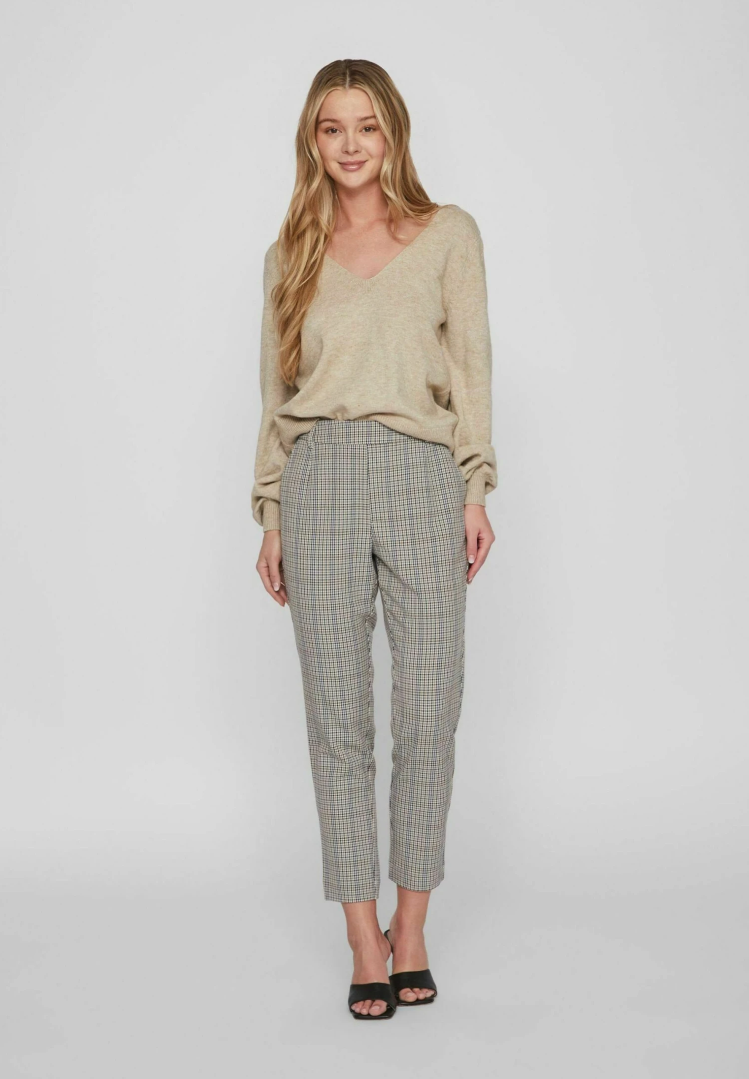 Vila Wendbarer - Trui - Natural Melange 2 Vila Wendbarer - Trui - Natural Melange - Afbeelding 2