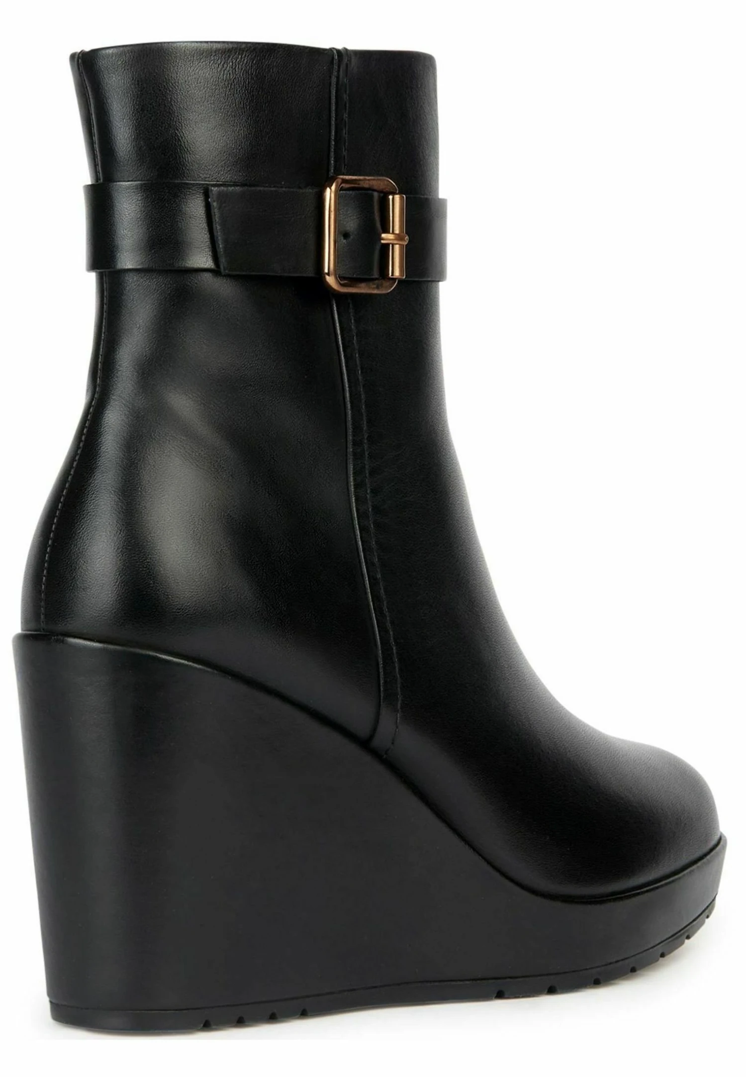 Geox Enkellaarsjes Met Hoge Hak - Schwarz 4 Geox Enkellaarsjes Met Hoge Hak - Schwarz - Afbeelding 4