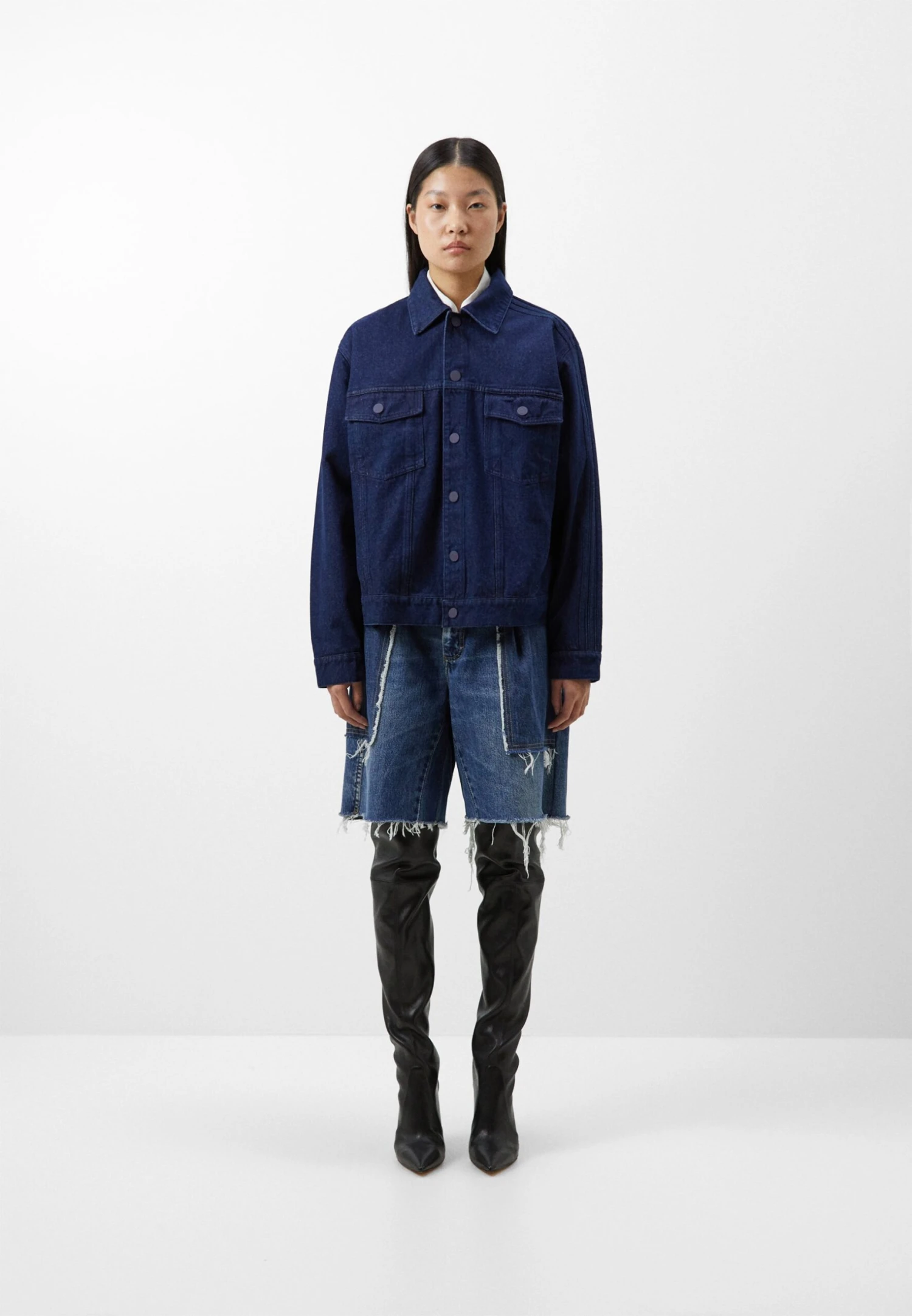 Adidas Originals X Ksenia Schnaider Jacket - Spijkerjas - Indigo Denim 3 Adidas Originals X Ksenia Schnaider Jacket - Spijkerjas - Indigo Denim - Afbeelding 3