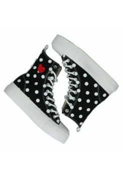 British Knights Kaya High - Enkellaarsjes Met Plateauzool - Black Polkadot Red Heart -Tamaris Verkoopwinkel cd9b6b3b6a4d4473875adb1f217151ae