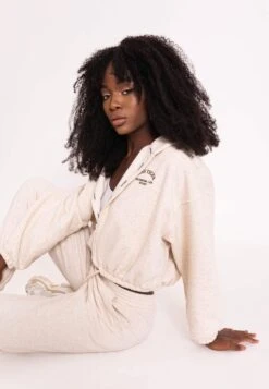 Elite - Sweater Met Rits - Ecru Melange -Tamaris Verkoopwinkel ce8657aa638e43a5b9e16100cfdfd0f7