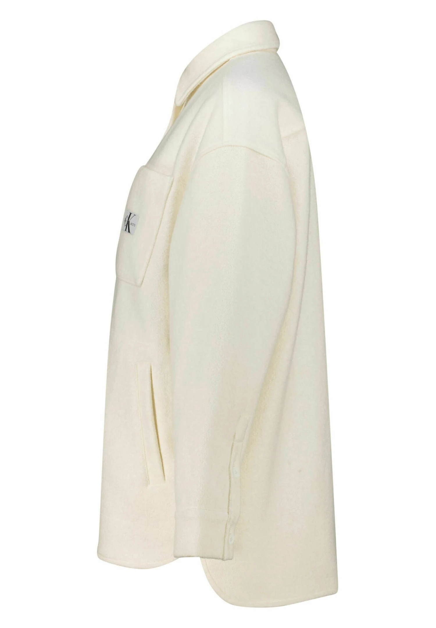 Calvin Klein Jeans Boucle Textured Shacket - Jas - Offwhite 6 Calvin Klein Jeans Boucle Textured Shacket - Jas - Offwhite - Afbeelding 6