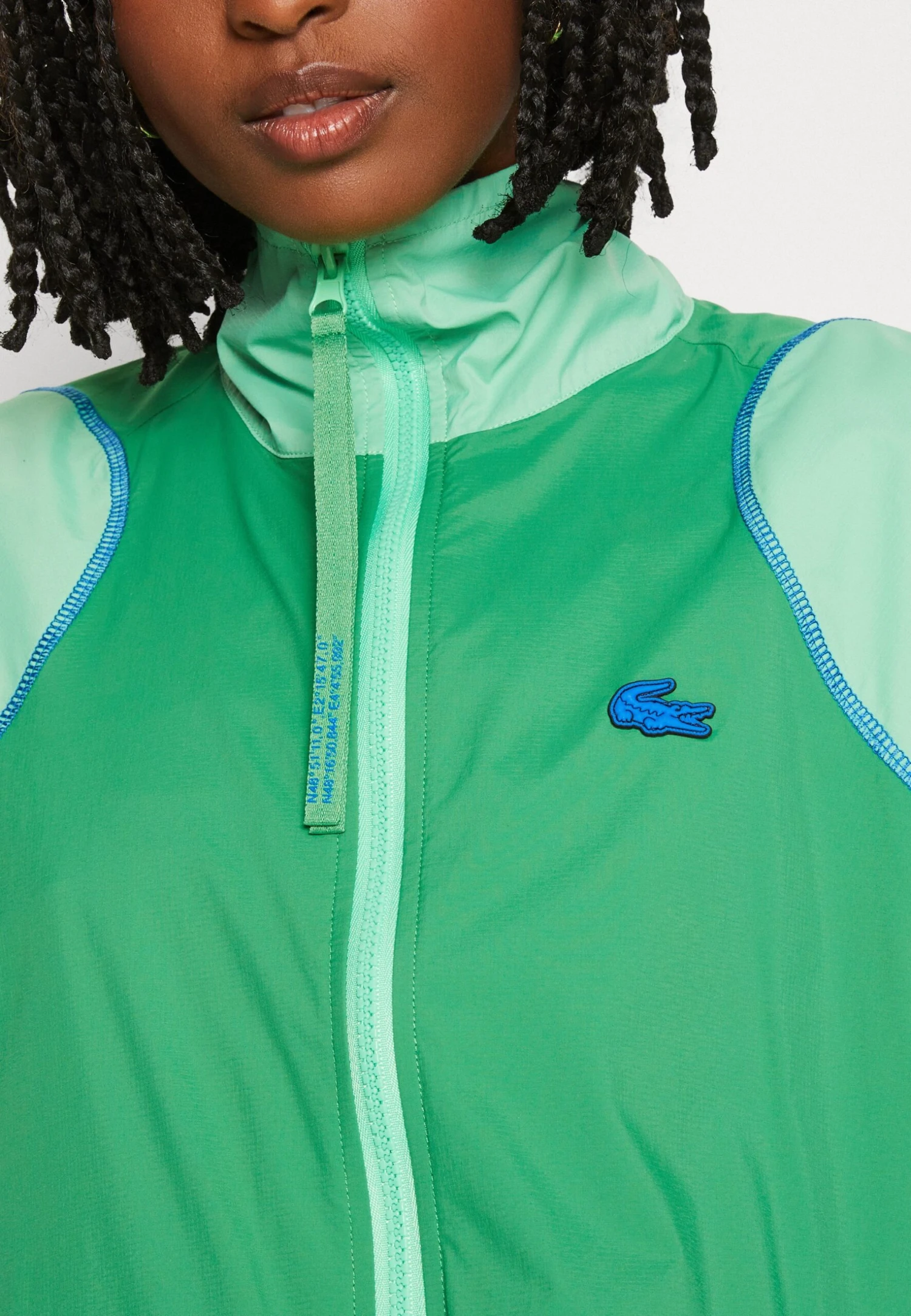 Lacoste Retro Windbreaker - Lichte Jas - Liamone/Tarragon 6 Lacoste Retro Windbreaker - Lichte Jas - Liamone/Tarragon - Afbeelding 6
